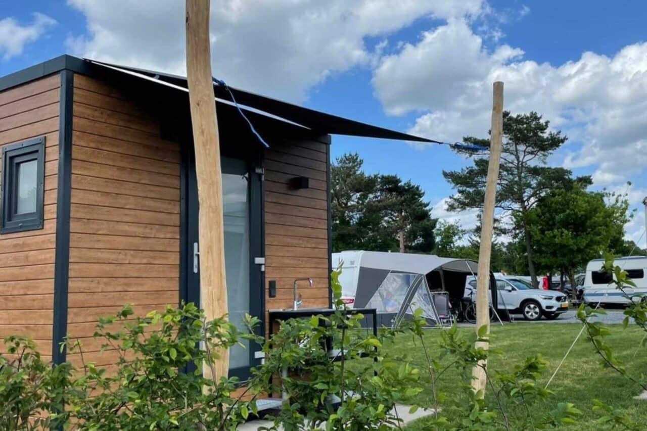 Camping mit Privatsanitär