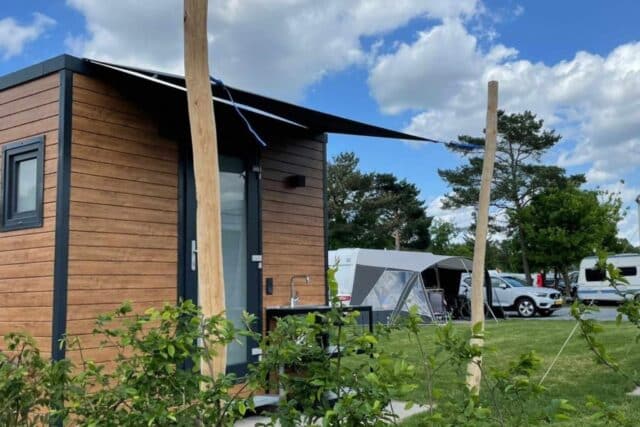 Camping mit Privatsanitär