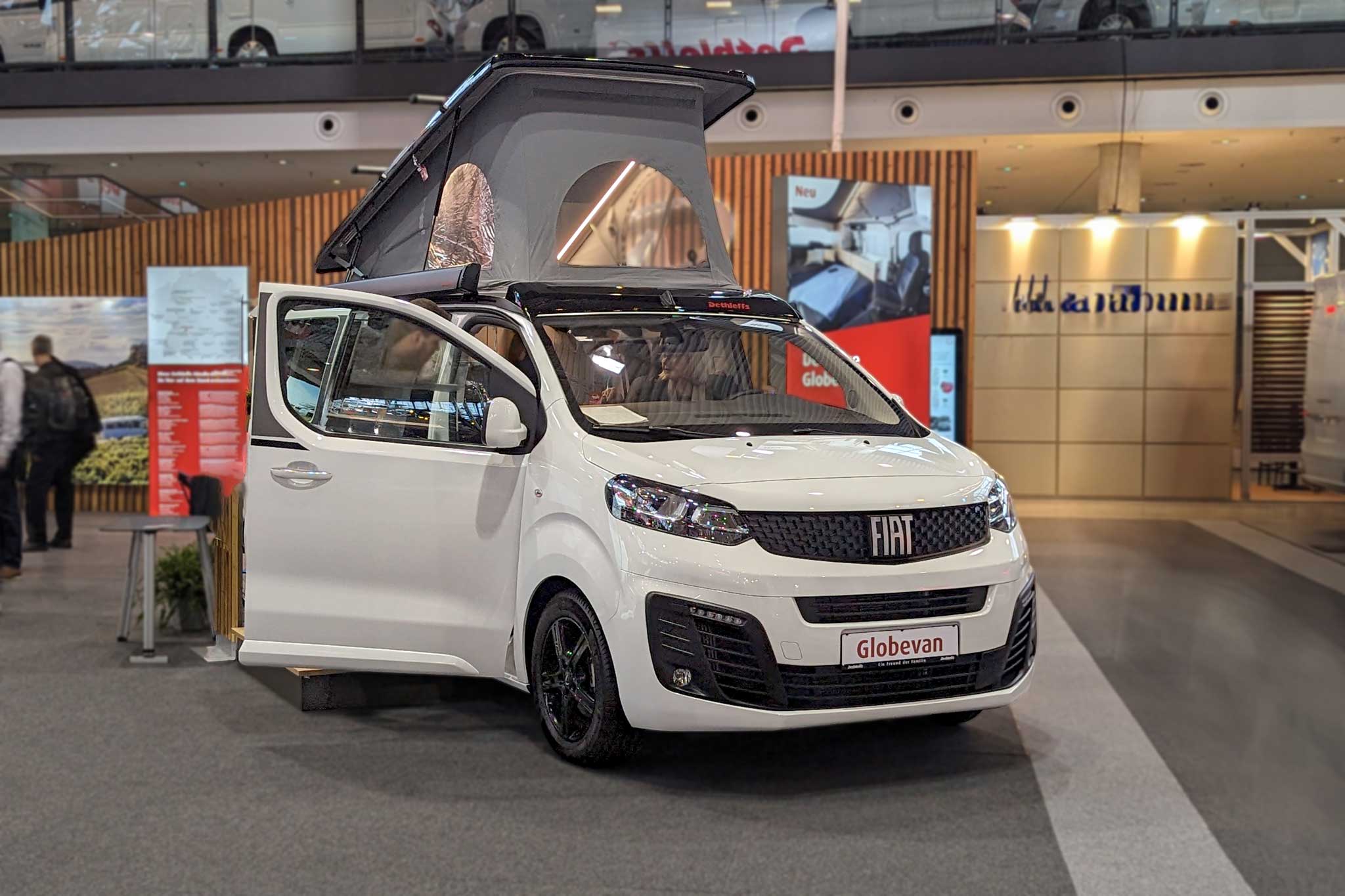 Campervan-Neuheiten 2024: Dethleffs Globevan Fiat – Agiler Mini-Camper für Stadtleben und Reisen