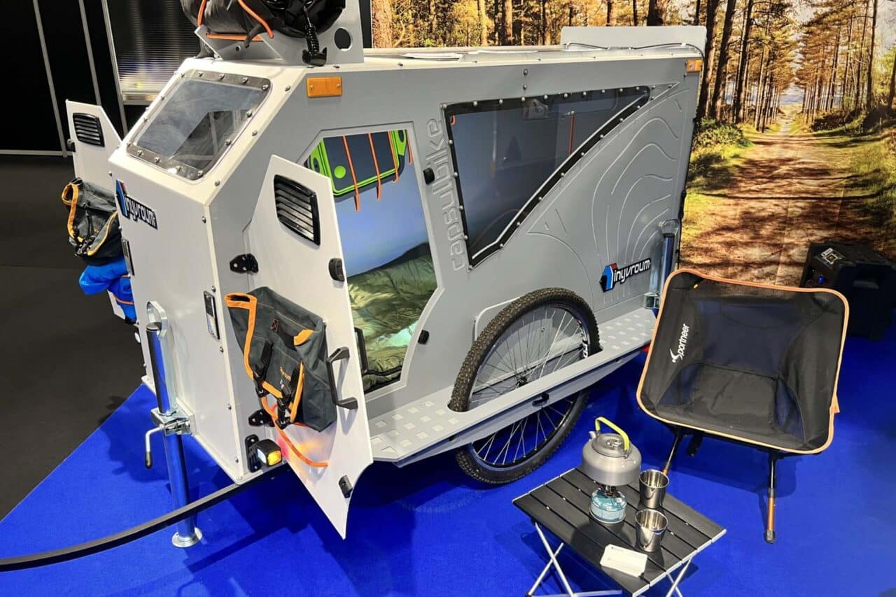 E-Bike-Wohnwagen: ressourcenschonend reisen mit dem Plus an Komfort 1 E-Bike-Wohnwagen Capsul