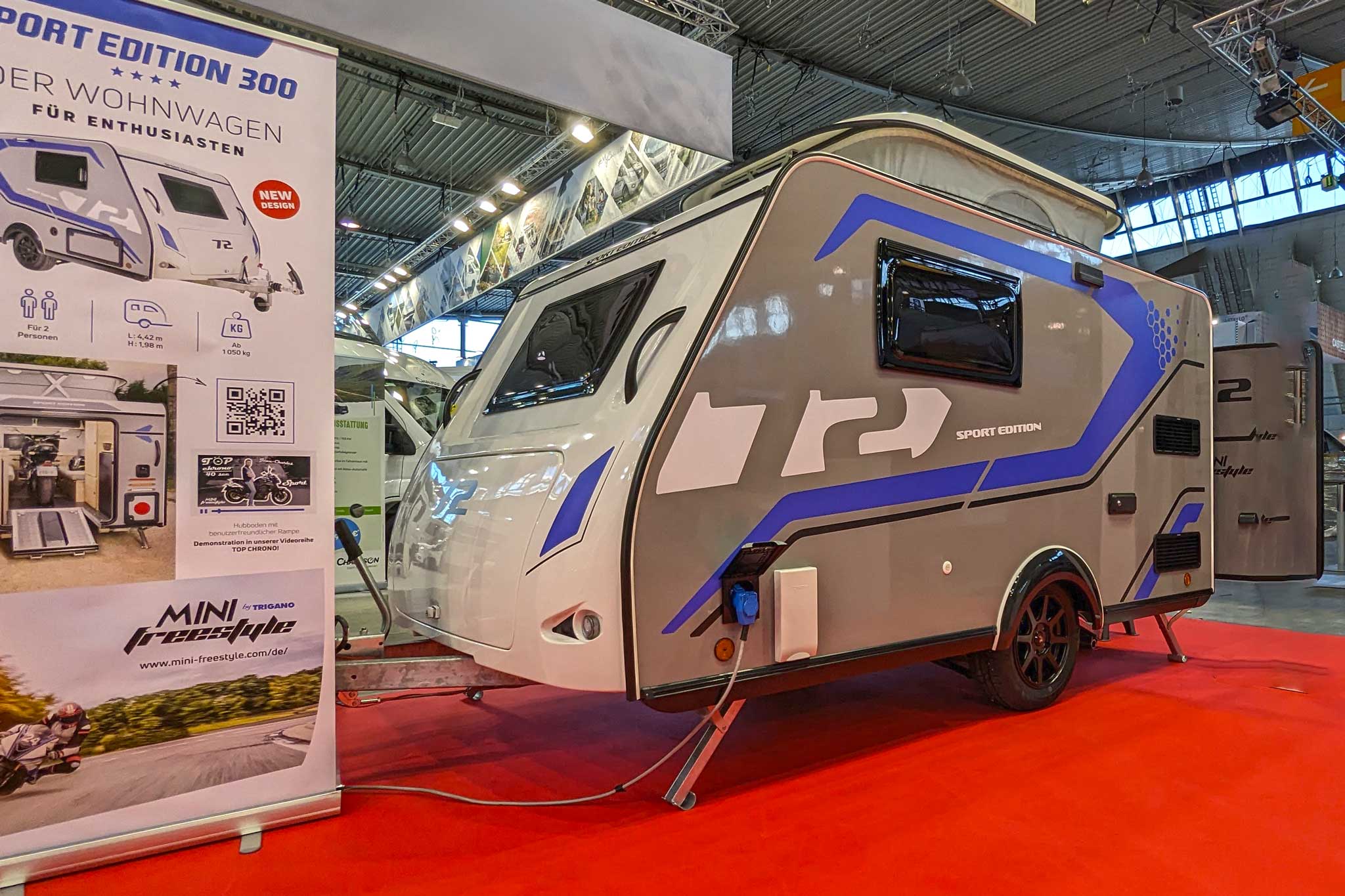 Trigano Mini Freestyle 270 (2024) – komfortabler Mini-Wohnwagen für 2 Personen mit Aufstelldach
