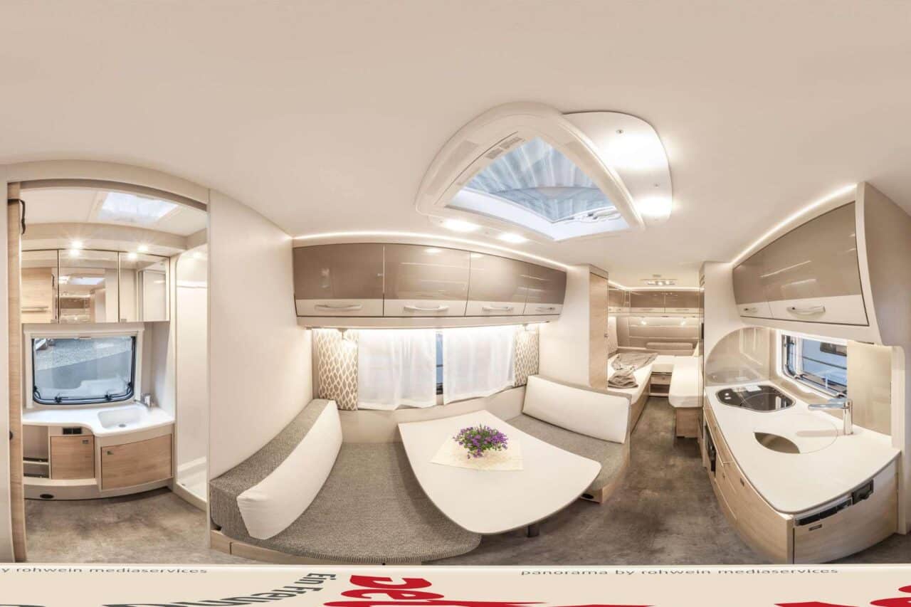 Wohnwagen mit Heckbad: Unsere Top 8 für echtes Wellnessfeeling auf Reisen 2 Wohnwagen mit Heckbad Dethleffs