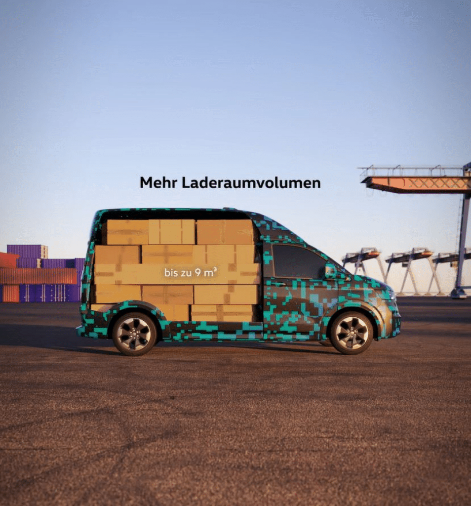VW enthüllt: So geräumig wird der neue Bulli 2.0 2 laderaumdeu