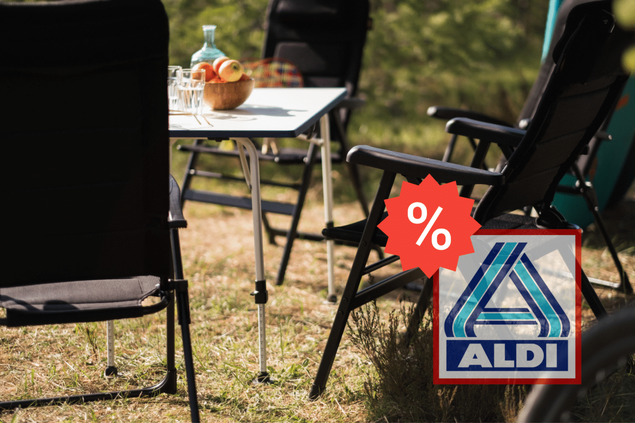 Nicht nur fürs Camping: Diese Klappstühle schmeißt Aldi gerade viel günstiger als alle anderen raus