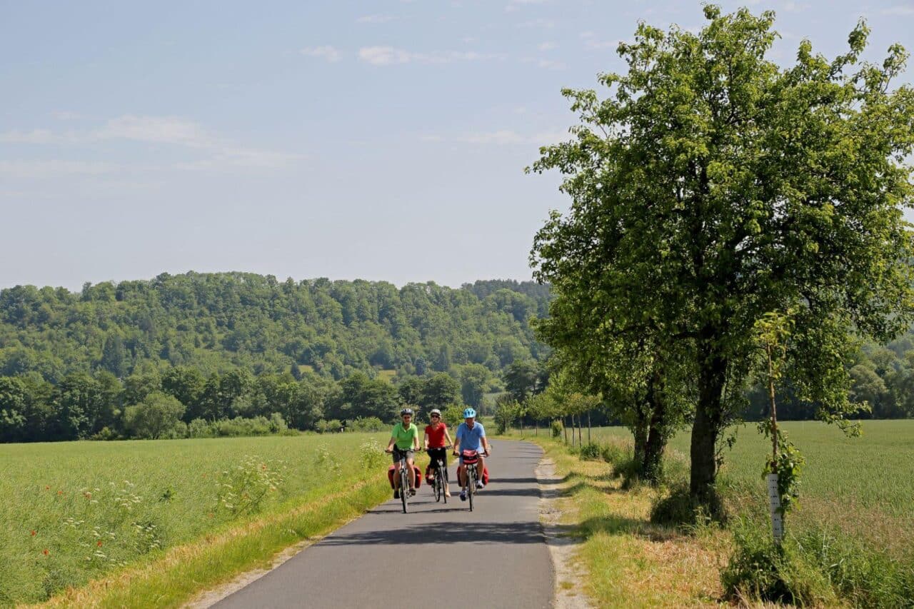 Sachsenburger Pforte - Mit dem Rad auf dem Weg nach Rastenberg © Thüringer Tourismus GmbH 