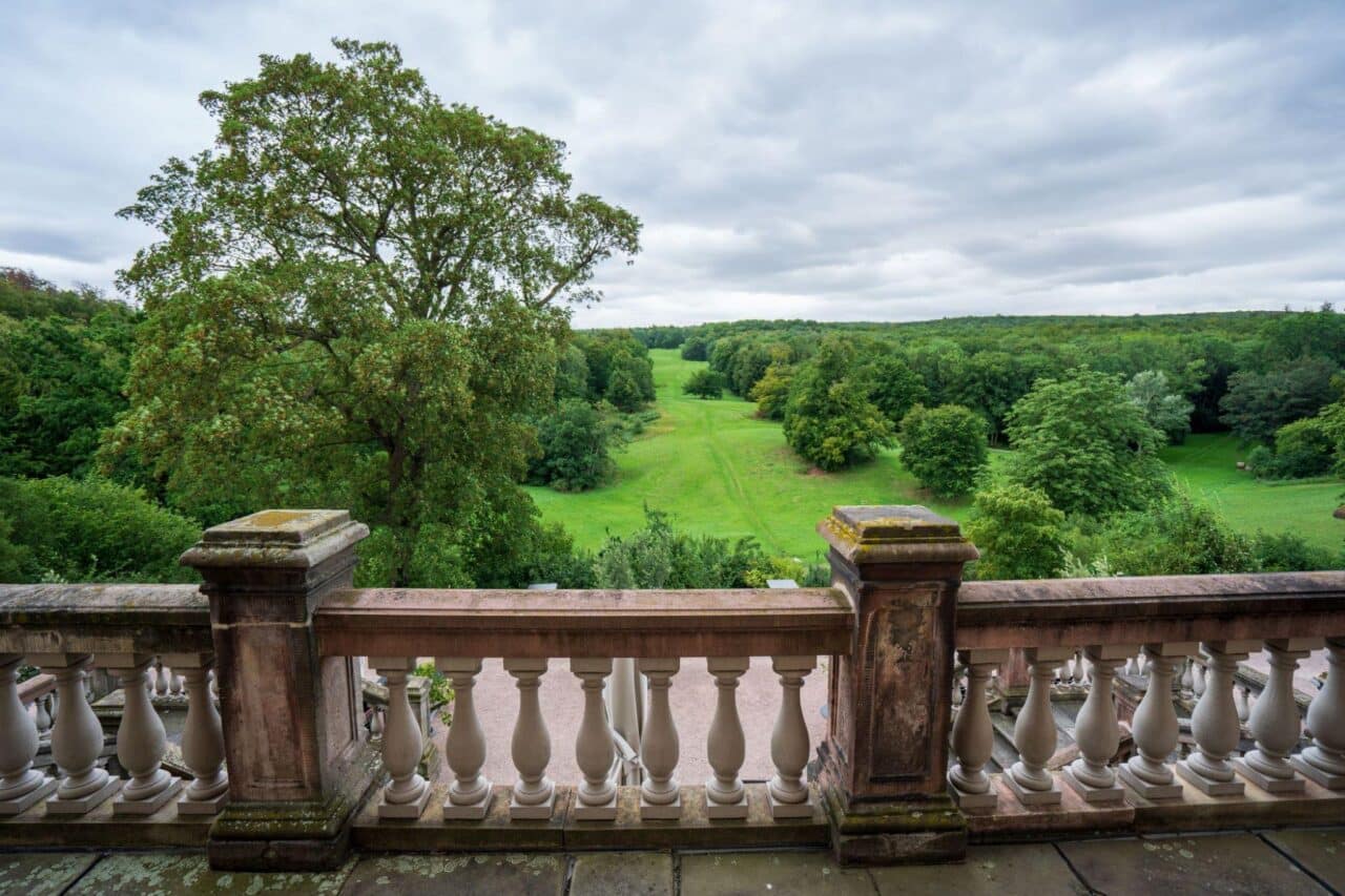Sachsenburger Pforte Ein herrlicher Blick auf die weitläufige Parkanlage © Thüringer Tourismus GmbH