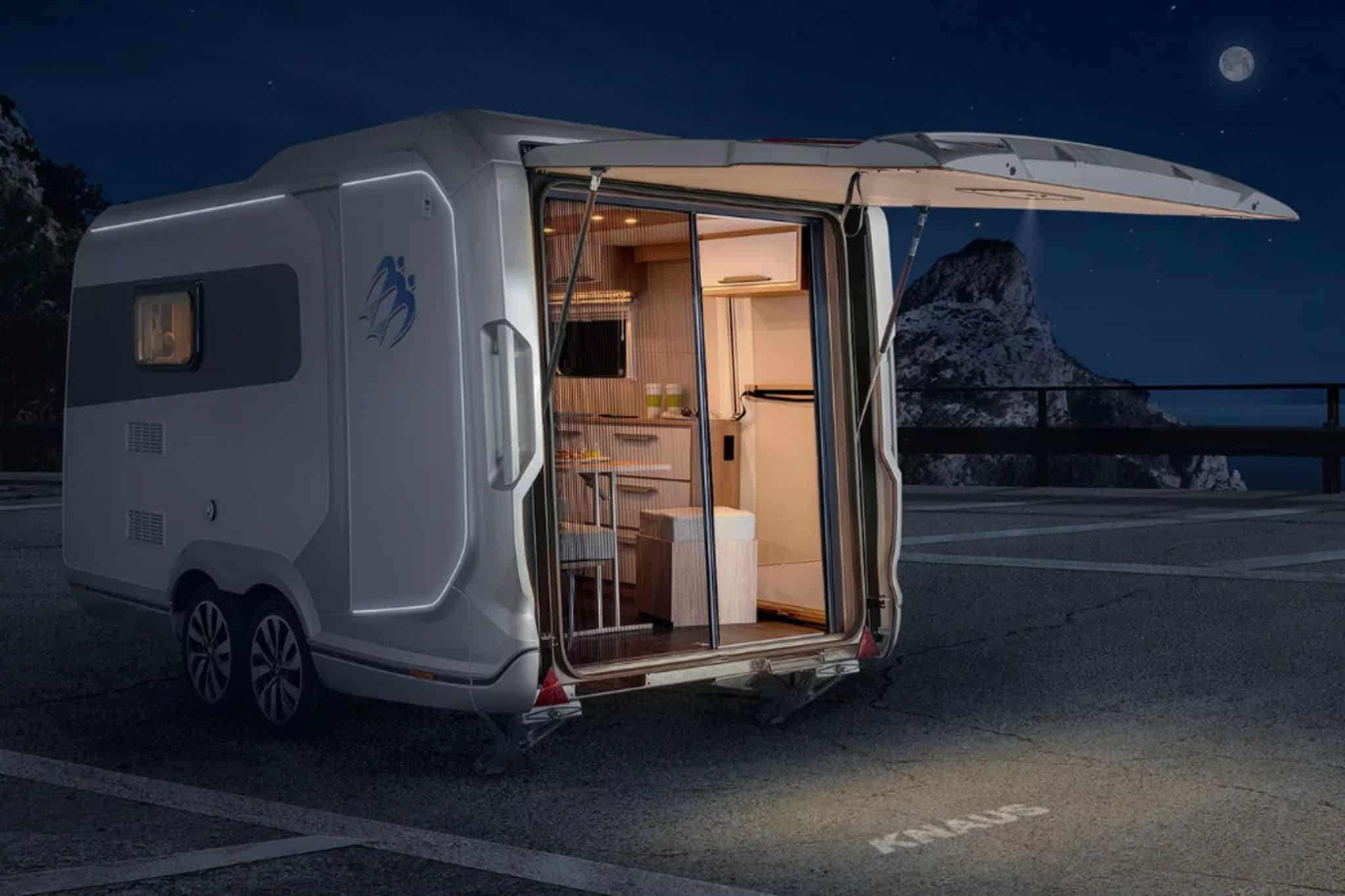 Knaus Deseo 400 TR: kompakter Wohnwagen für bis zu 4 Personen