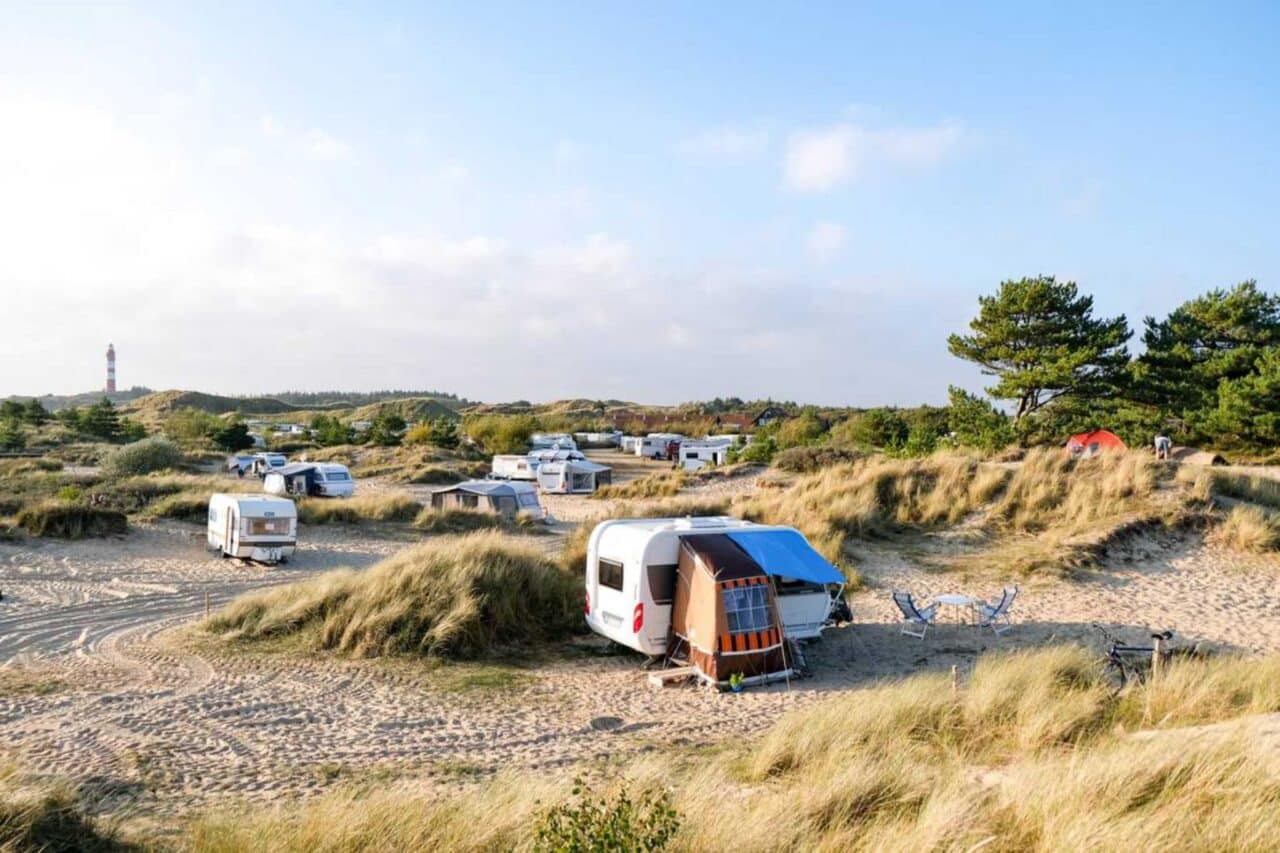 Camping an FKK Stränden - Amrum