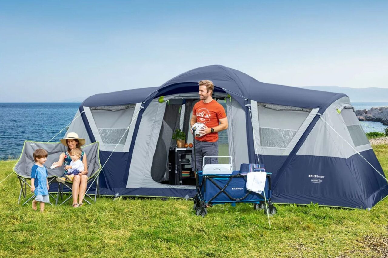 berger zelt lagoon 4 air familienzelt
