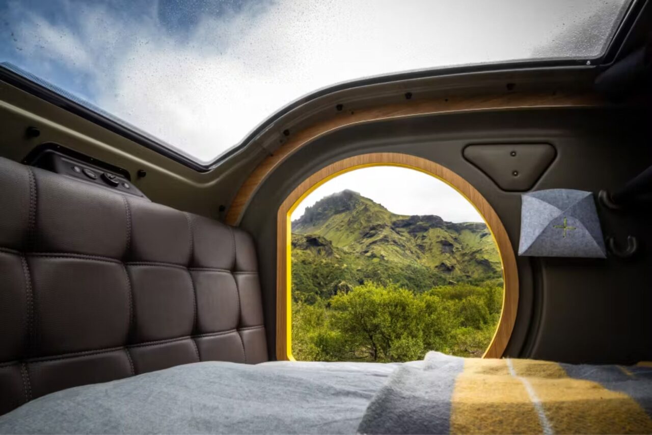 mink s ausblick aus dem wohnwagen