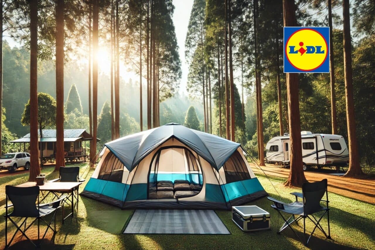 Lidl: Familienzelt mit 55 Prozent Rabatt