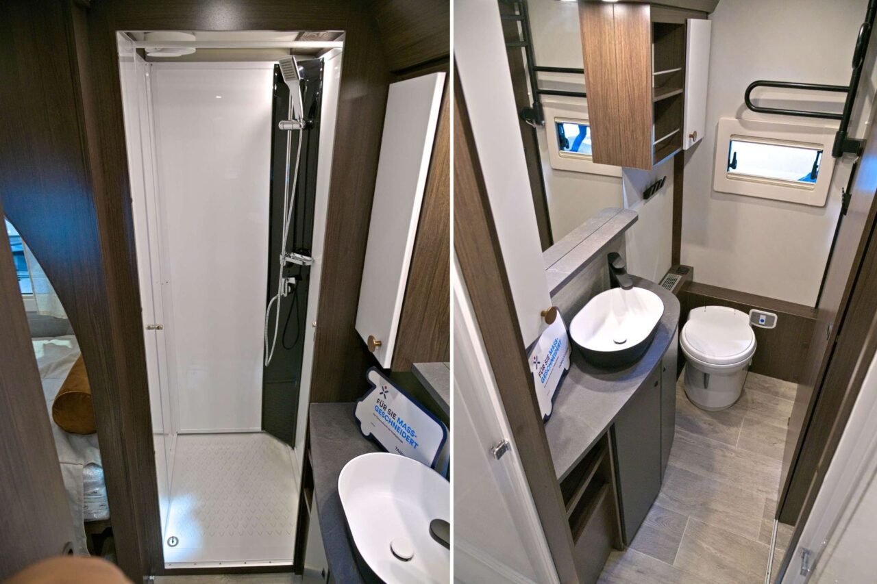 Polar Chimera 730 BSL - Wintertauglicher Premium-Wohnwagen für den Luxuscamper 6 polar chimera 730 bsl caravan salon 2024 bad