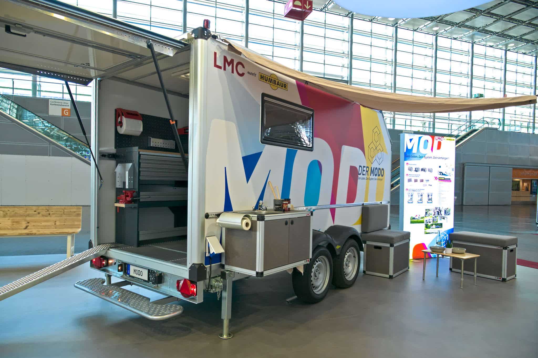 LMC Modo (2025): Modularer Wohnwagen mit Baukastensystem auf Humbaur-Basis