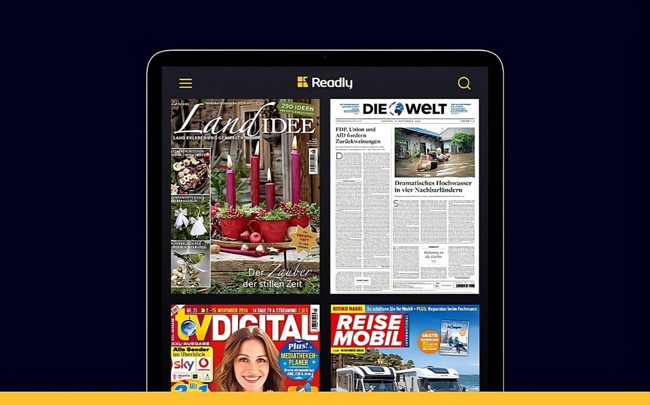 readly lesen unterwegs