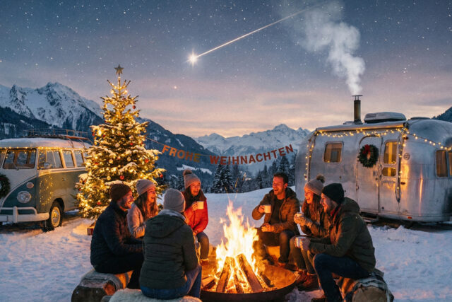 weihnachten camping