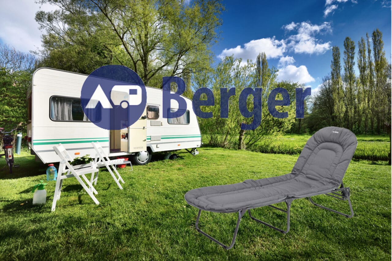Fritz Berger Campingliege, Dreibeinliege stark reduziert