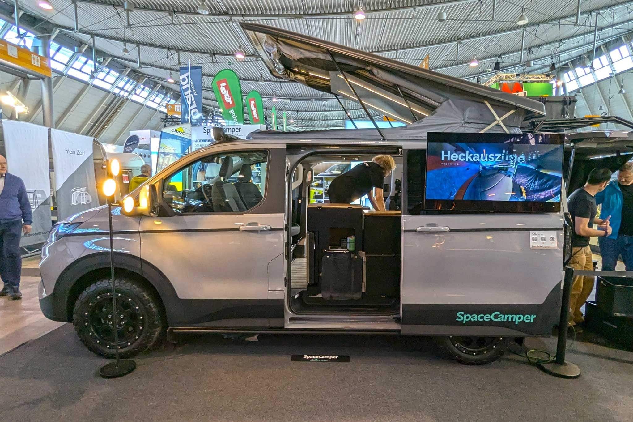SpaceCamper Classic+ Ford (2025): flexibler Campervan mit modularem Aufbau für bis zu 5 Personen