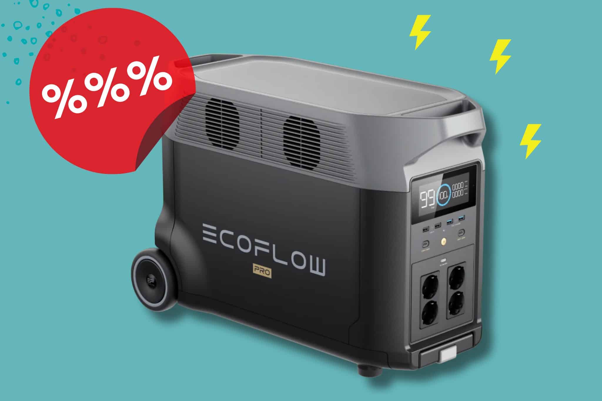 Der Ferrari unter den Powerstations mit Rekord-Rabatt – EcoFlow DELTA Pro jetzt bis zu 895 € günstiger