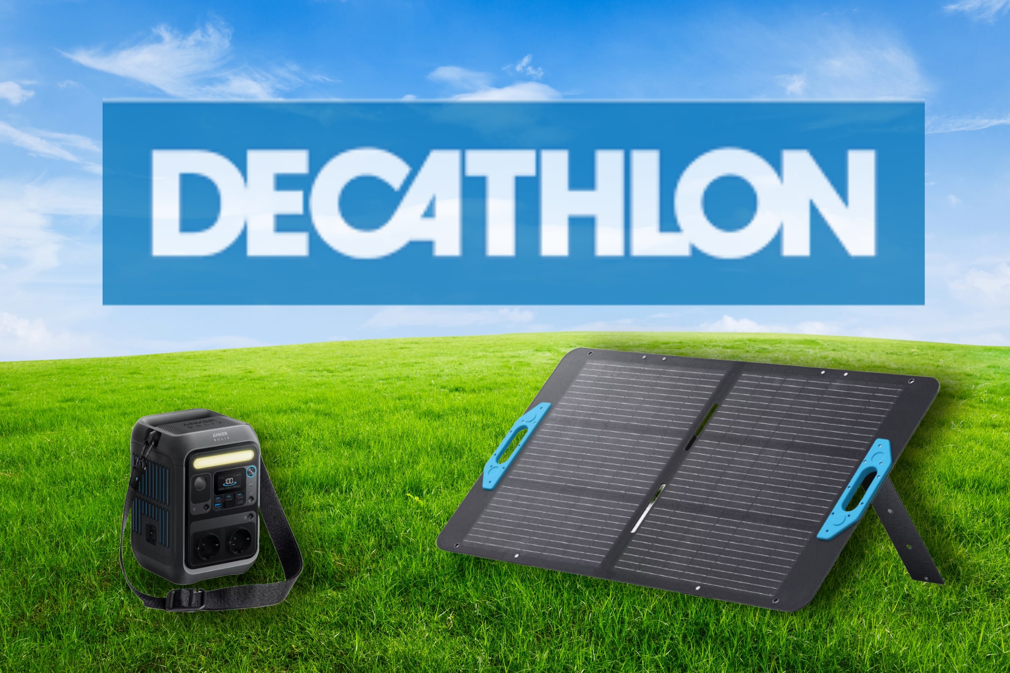 Powerstation mit fettem Rabatt: Decathlon haut die Anker SOLIX C300X AC mit Solarpanel zum Discounterpreis raus!
