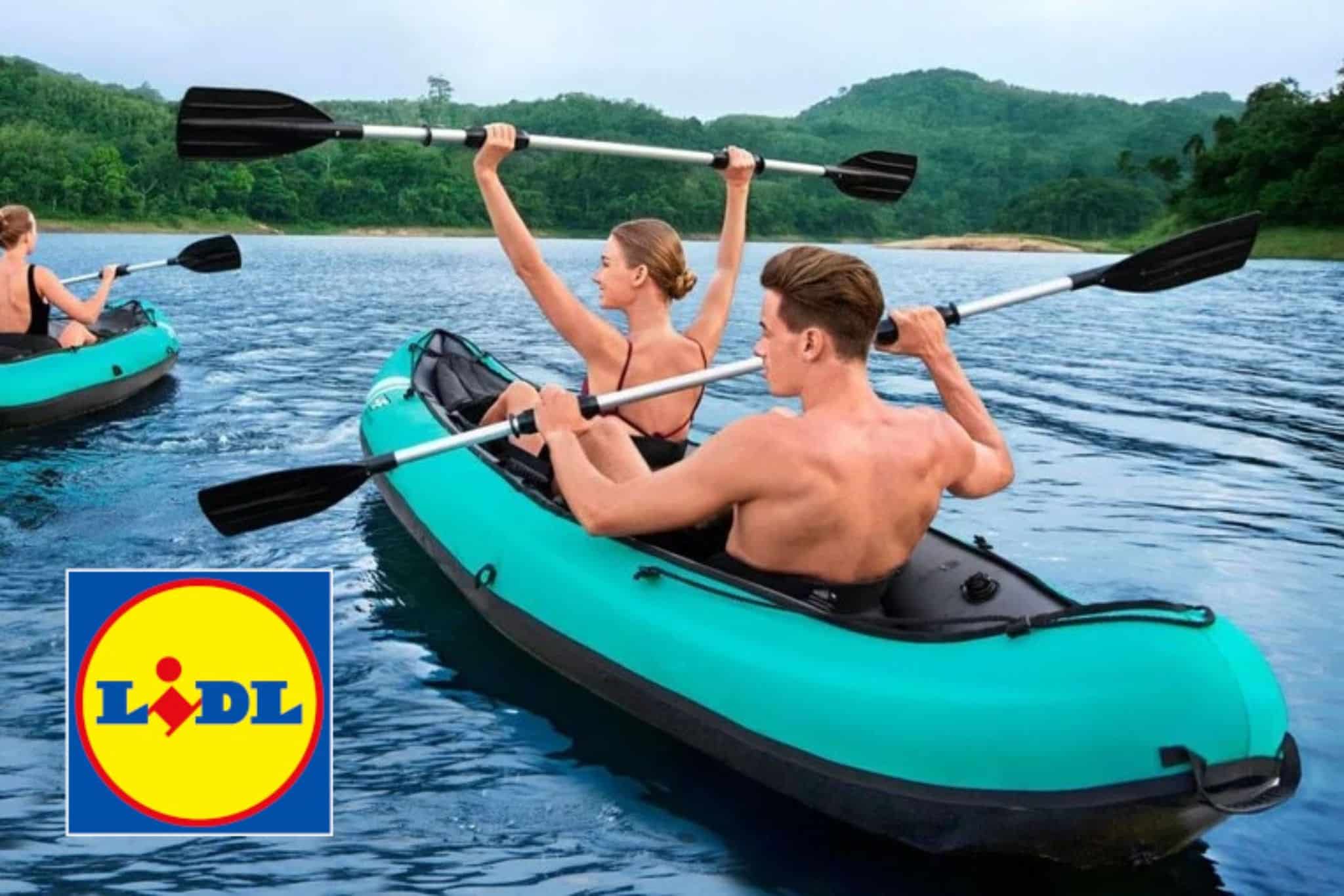 Günstiges Abenteuer auf dem Wasser: Aufblasbares Kajak-Set bei LIDL!