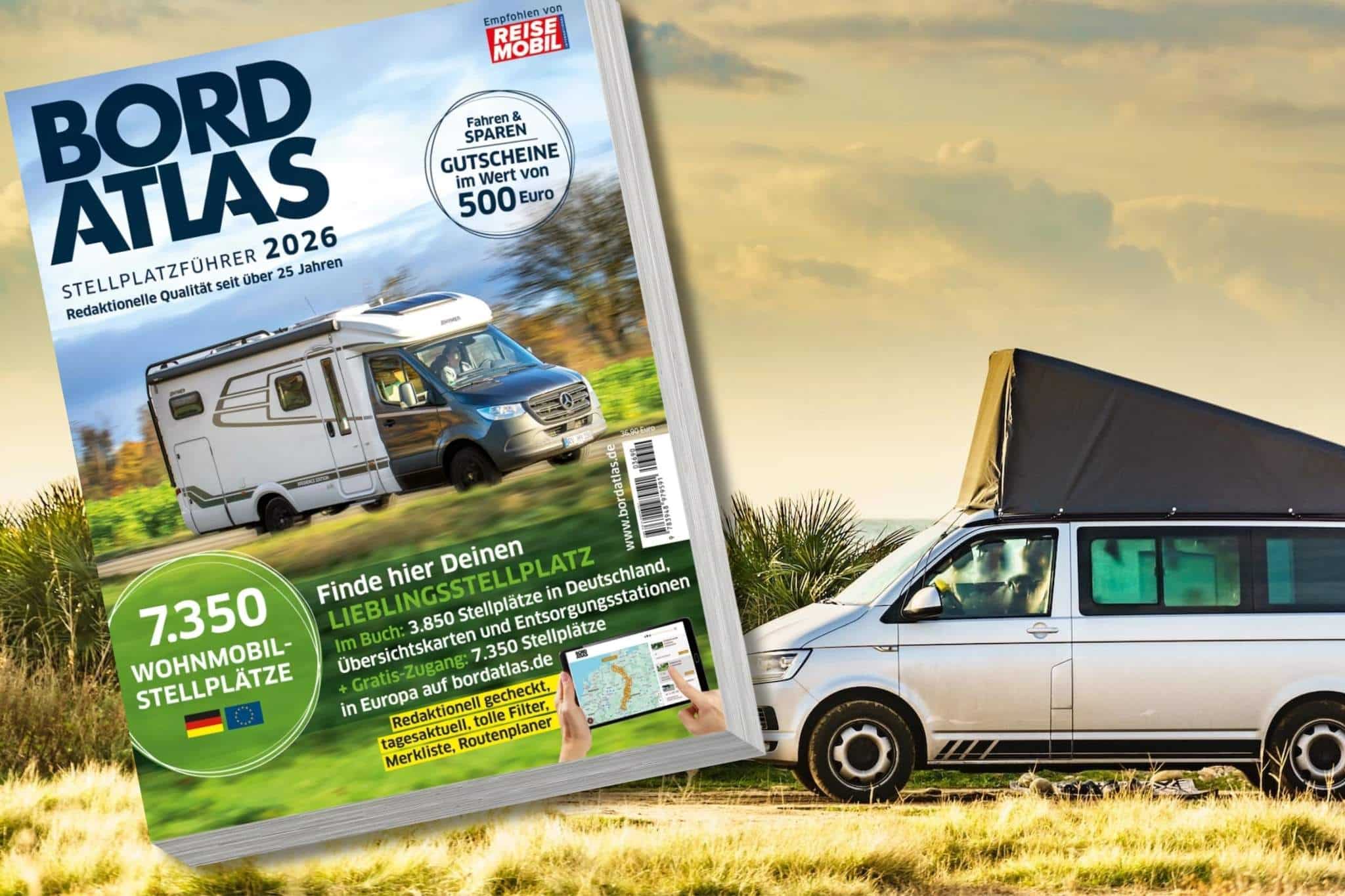 Die besten Wohnmobil-Stellplätze 2026 – jetzt zum Vorzugspreis incl. digitalem Zugang und Geschenk 11 Die besten Wohnmobil-Stellplätze 2026 – jetzt zum Vorzugspreis incl. digitalem Zugang und Geschenk