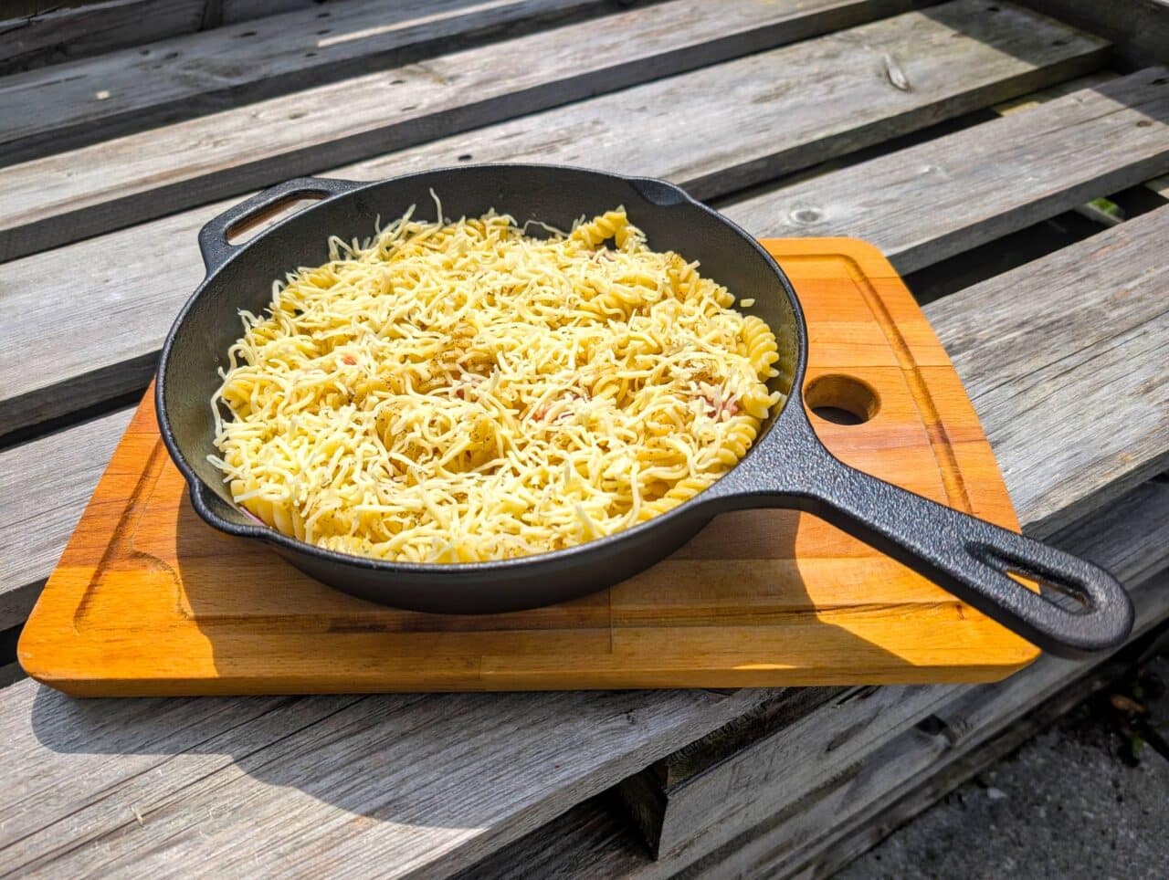 gozney tread mobiler pizzaofen test nudelauflauf
