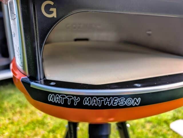 gozney tread pizzaofen sonderedition matty matheson