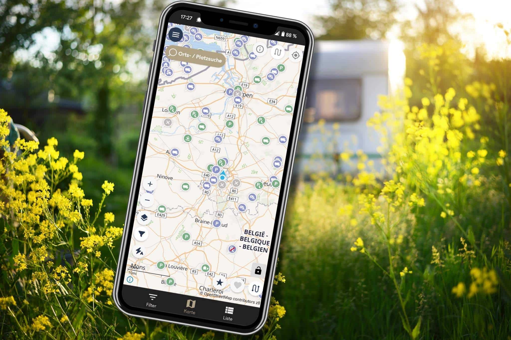 Offline-Karten, Privatstellplätze & mehr: Hol dir die Pro-Version der Camping-App jetzt zum Freundschaftspreis