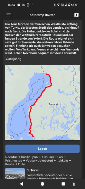 nordcamp app routen skandinavien beschreibungen