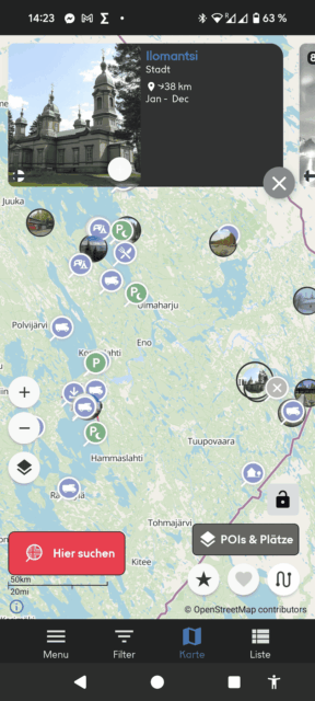 nordcamp app sehenswuerdigkeiten poi