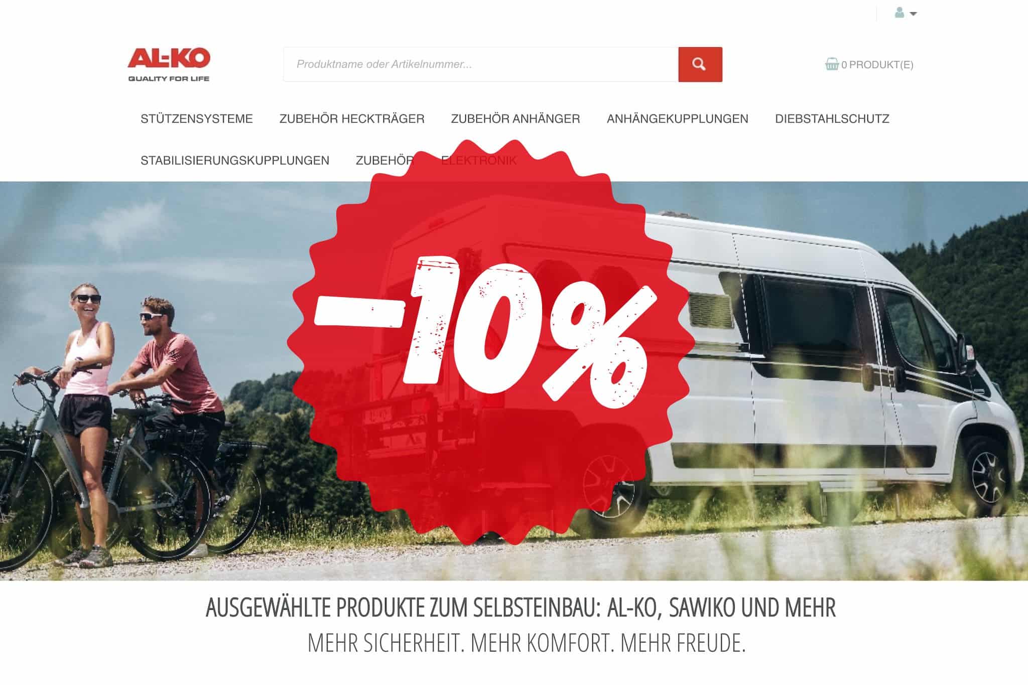 AL-KO Gutschein für Camper: Spare jetzt bei Top-Marken rund ums mobile Reisen