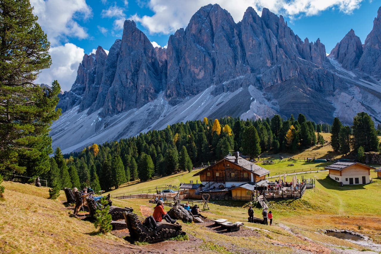 Camping in den Dolomiten