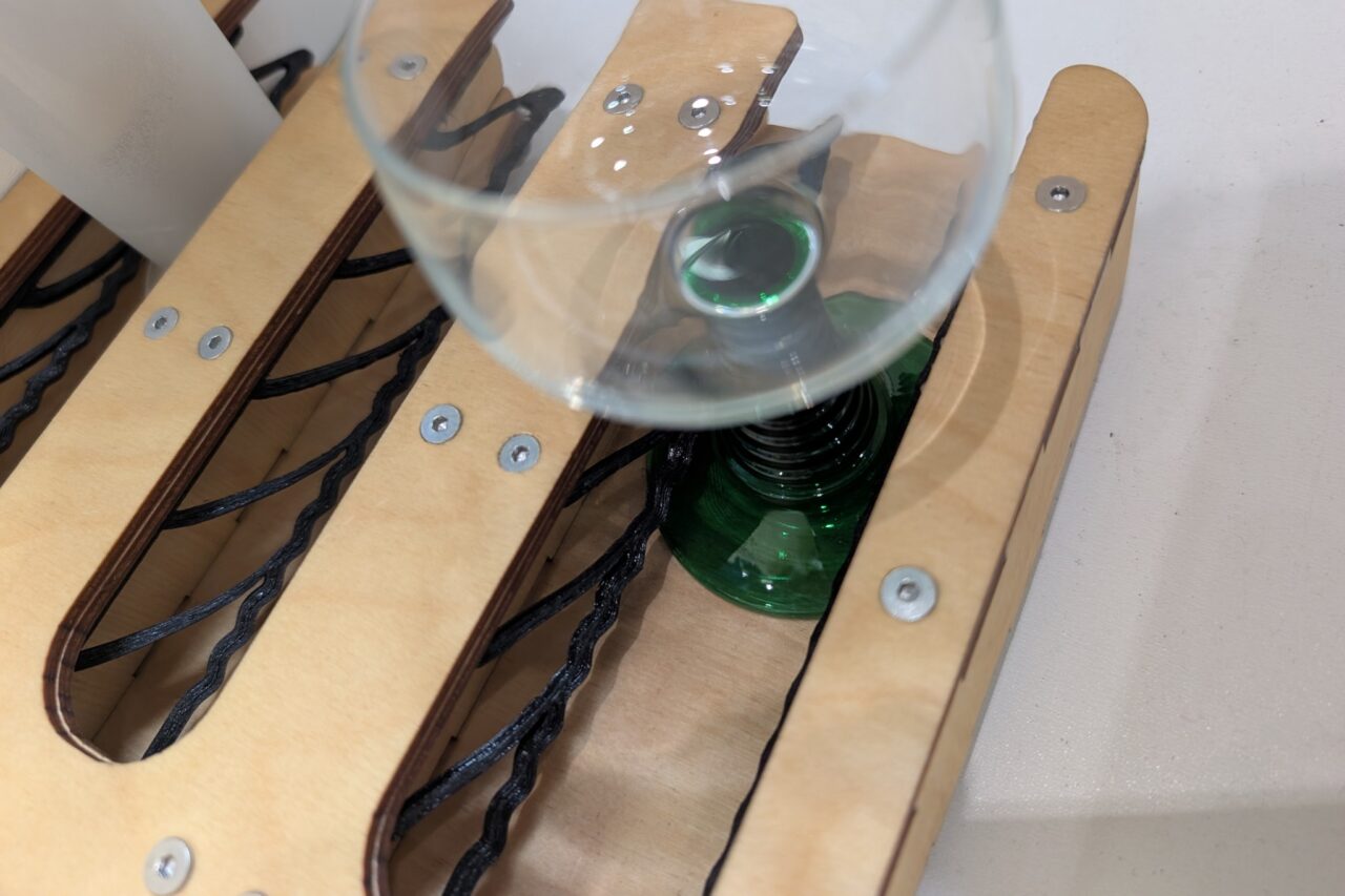 rattlestop glas