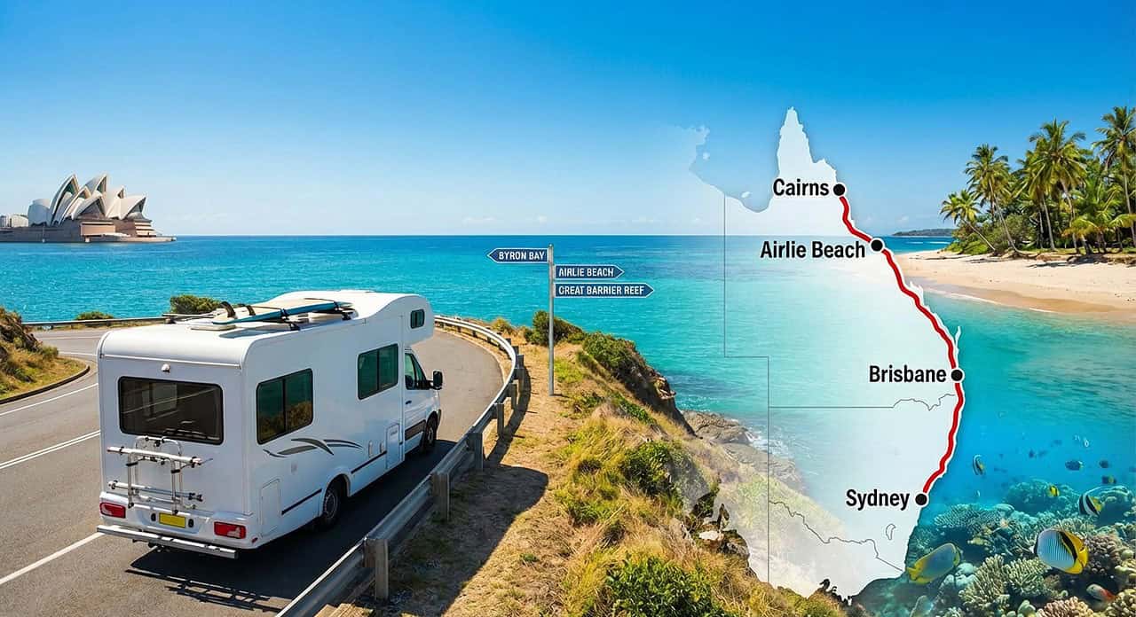 Mit dem Wohnmobil durch Australien – Routen, Miet-Tipps & wichtige Reiseinfos 4 Wohnmobilfahrt entlang der Küste