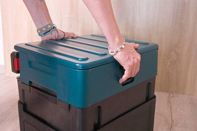 clesana x1 mobile toilette ausfahren