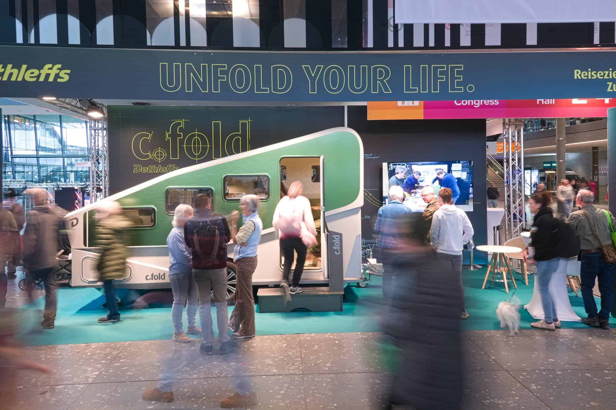 Dethleffs c.fold – futuristischer Klappcaravan mit Charme und E-Auto-Potenzial