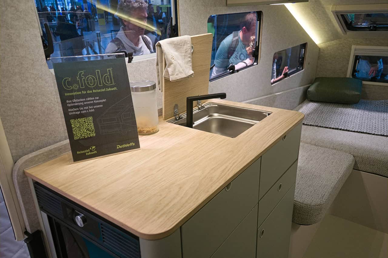 dethleffs c.fold kueche