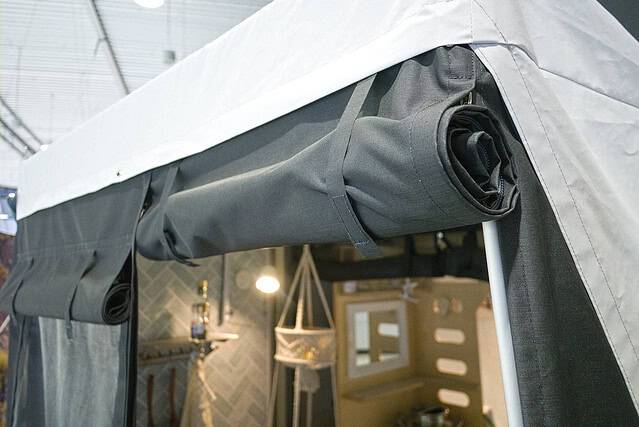 farfalla flip up heckzelt