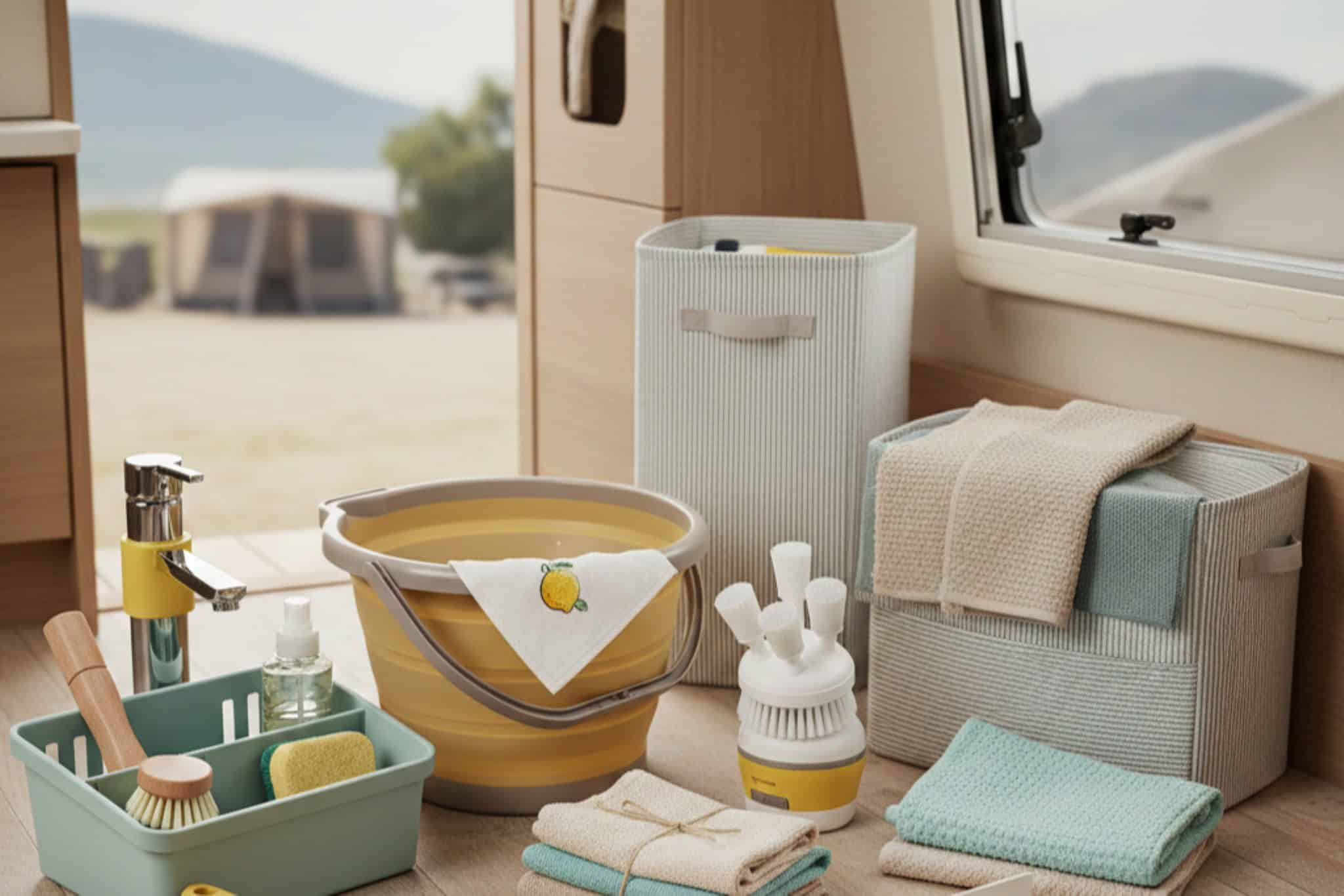 Frühjahrsputz im Camper: Platzsparende Helfer für einen guten Start in die neue Saison 2026