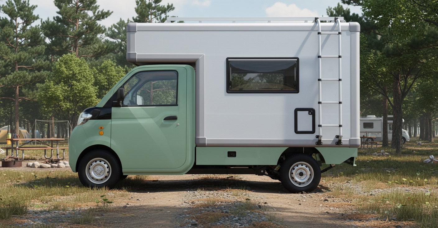 Deutschlands kleinster Elektro-Camper: Passt im ARI 458 Pro alles auf 2,8 m²?
