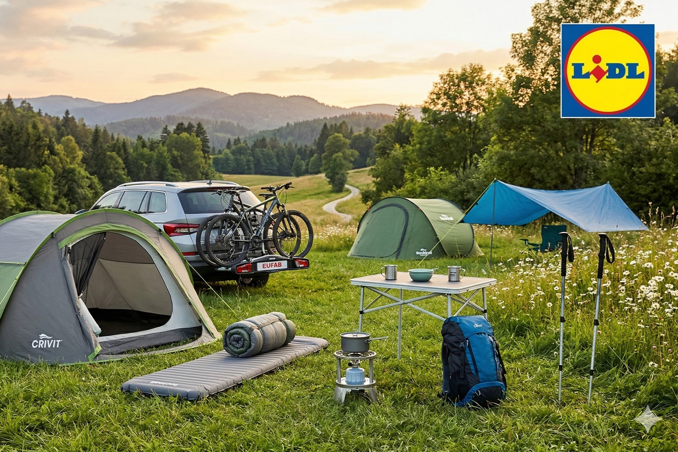 Camping-Highlights bei LIDL: Funktionales Equipment zum unfassbar niedrigen Preis