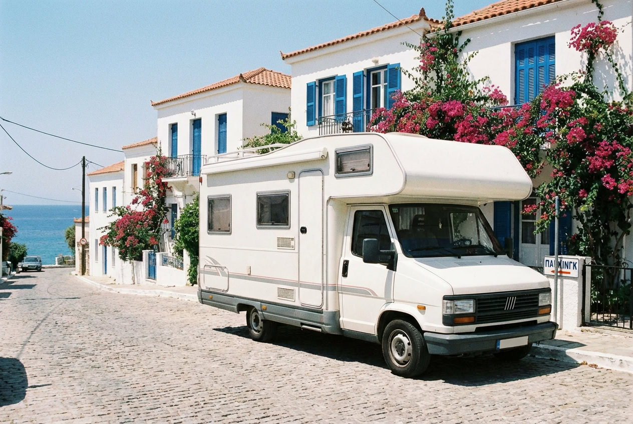 Neue Parkregeln für Camper in Griechenland