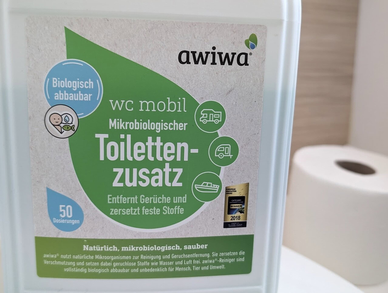 awiwa umweltfreundlicher sanitaerzusatz toilette wohnwagen wohnmobil