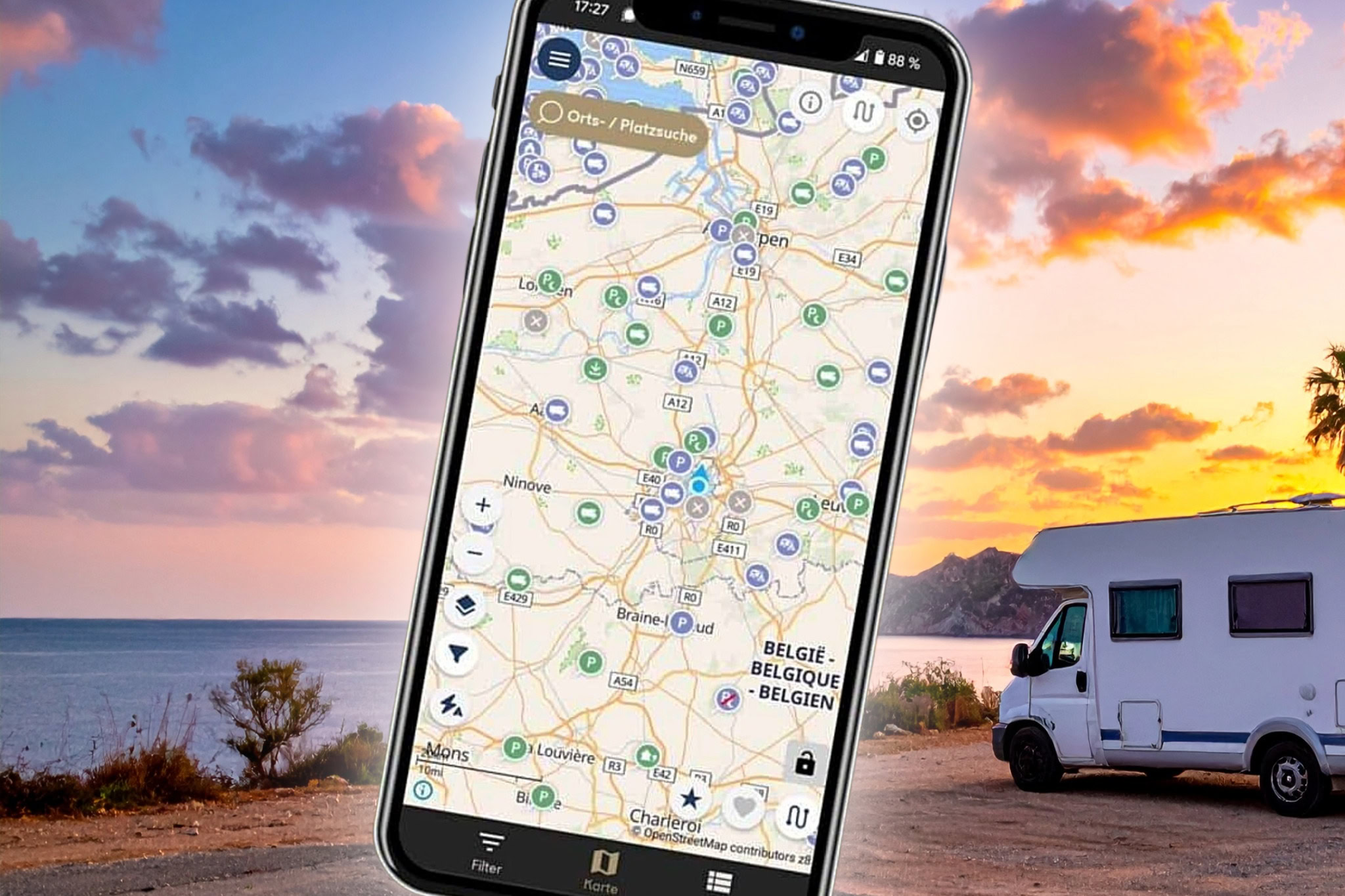 Camping-App ohne Abo bietet geniale Stellplatz-Filter für deinen Traumurlaub 2026 – jetzt mit 25 % Rabatt!