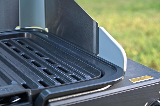 van cook cadac dometic campinggrill windschutz detail